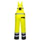 Portwest Hi Vis Breathable Contrast Rain Bib and Brace XL Yellow/Blk