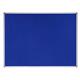 Earth Maya Felt Noticeboard 180x120cm Blue Aluminium Frame FA2743790