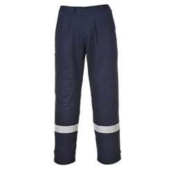 Portwest Bizflame Work Trousers L Navy Tall