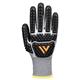 Portwest Impact F13 Nitrile Foam Waterproof Glove 1 Pair Grey/Black Large AP54G8RL