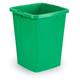 Durable 90L Waste Bin Green - Square Recycling Bin - Food Bin - DURABIN