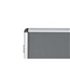 Bi-Office Enclore Display Case Grey Felt Acrylic Aluminium Frame 32xA4 VT770103150