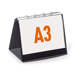 Durable DURASTAR Table Flipchart Stand Presentation Ring Binder - A3 Landscape