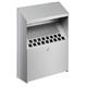 Durable Wall Mounted Lockable Steel Ashtray - 4L - Silver