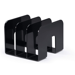 Durable TREND Magazine Stand Desk File Holder Book Organiser - 2 Pack - Black