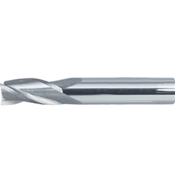 Sherwood Regular, Slot Drill, 3.5mm, 2fl, Plain Round Shank, Carbide, Bright