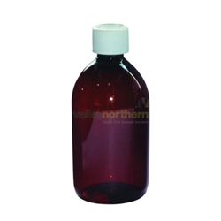 Plastic Bottle - Pharmasafe  Amber PET Ready Capped Bottles - 1000ml - Pack 61
