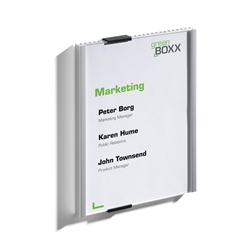 Durable Anodised Aluminium Door Sign Holder Wall Mounted Frame - A5