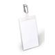 Durable Clip Name Tag ID Badge Card Holders - 25 Pack - Vertical 90 x 60mm