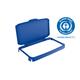 Durable 60L Hinged Bin Lid Blue - Recycling Bin Lid - Food Safe - DURABIN