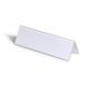 Durable Clear Plastic Table Place Name Holders and Inserts - 25 Pack - 61x210mm