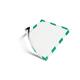Durable DURAFRAME Magnetic Signage Hazard Frame - 5 Pack - A4 Green & White