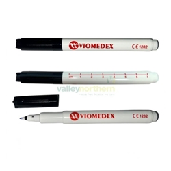 Medical Disposables - Surgical Skin Marker Pen Fine Tip No Ruler 0.7mm - Pack 100