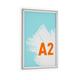 Durable Aluminium Snap Frame Retail Clip Poster Holder Notice Board - A2