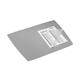 Durable ARTWORK Overlay Desk Mat with Clear Anti-Glare Cover - 5 Pack - Grey