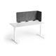 Durable Felt Desk Divider Panel - Visual Acoustic Privacy Partition 160cm - Grey