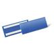 Durable Adhesive Ticket Holder Document Pockets - 50 Pack - 210 x 74mm - Blue
