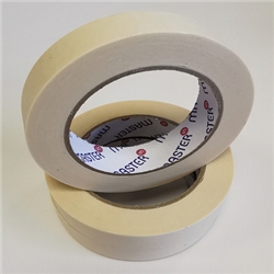 Master'in Cream Kraft 90 Micron Solvent Masking Tape 50mm x 50m Box of 36 Rolls