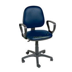 Chair with Arms Navy Blue 
