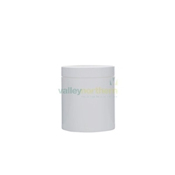 Plastic Container Jar - White Plastic Ready Capped Ointment Pots - 300gm (500ml) - Pack 6