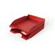 Durable Stackable Letter Tray - Document Paper File - 6 Pack - A4+ Red