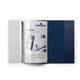 Durable DURAPLUS Project Folder Document Report File - 25 Pack - A4+ Navy Blue