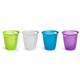 Durable TREND Plastic Waste Recycling Bin - 16 Litre - 6 Pack - Translucent Blue