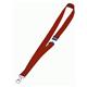 Durable Soft Neck Lanyards with Clip and Safety Release - 10 Pack - Red