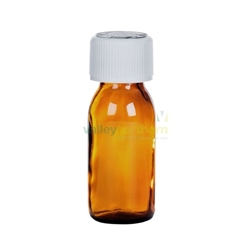 Glass Bottle - Pharmasafe  Ready Capped Glass Bottles - 60ml - Pack 42