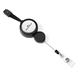 Durable Adjustable Breakaway Lanyard with Badge Reel - 10 Pack - Black