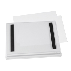 Durable Water Resistant UV Anti-Reflective Magnetic Pockets - 5 Pack - A5 Clear