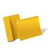Durable Hanging Ticket Holder Label Pocket Document Pouch - 50 Pack - A5 Yellow