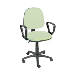 Furniture - Gas-lift Chair with Arms Antibacterial Vinyl - MINT