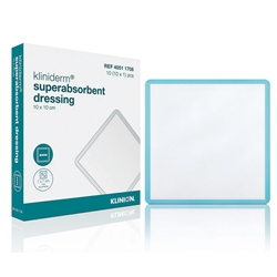 Kliniderm Superabsorbent dressings 10cm x 10cm (x10)