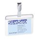 Durable Self-Laminating Clip Name Badge ID Card Holders - 25 Pack - 60 x 90mm