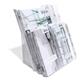 Durable COMBIBOXX Literature Holder - Stand & Wall - 1/3 A4 Portrait - Clear
