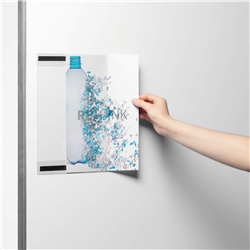 Durable Magnetic Recycled PET Poster Holder Signage - 5 Pack - A4