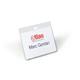 Durable Name Badge ID Card Holders with Insert Cards - 20 Pack - 60 x 90mm
