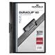 Durable DURACLIP 60 Sheet Document Metal Clip File Folder - 25 Pack - A4 Black