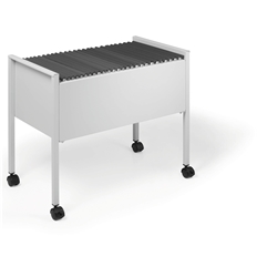 Durable ECO Universal Suspension File Trolley - for 80 A4 Folders - Grey