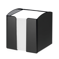 Durable TREND 800 Sheet Note Box Memo Pad Cube - 6 Pack - Black