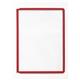 Durable SHERPA Replacement Display Panels - 5 Pack - A4 Red