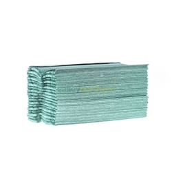 Paper Products & Janitorial - Green C-Fold Hand Towel - 1 Ply - Pack 2880