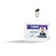 Durable reXycle 1 Card Security Pass ID Badge Holders with Clip - 25 Pack