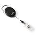 Durable STYLE Secure Retractable Clip Badge Reel for ID & Keys - 10 Pack - Black