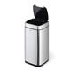 Durable Smart Gesture Motion Sensor Kitchen Bin - Stainless Steel - 21L Silver