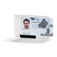 Durable PUSHBOX Security Pass ID Card Holders - 10 Pack - Clear