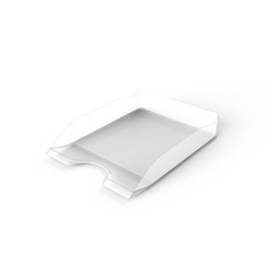 Durable Stackable Letter Tray - Document Paper File - 6 Pack - A4+ Clear