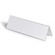 Durable Clear Plastic Table Place Name Holders and Inserts - 25 Pack - 105x297mm