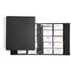 Durable VISIFIX 400 Business Card Ring Binder Album - A-Z Index Tabs - A4 Black